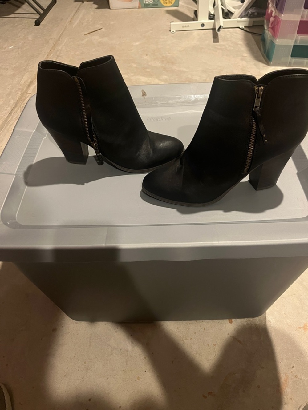 Charlotte Russe Black Women's Ankle Booties with Side Zipper